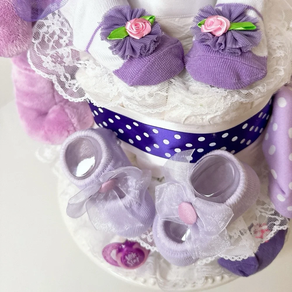 Frog Diaper Cake, Baby Shower Gift
